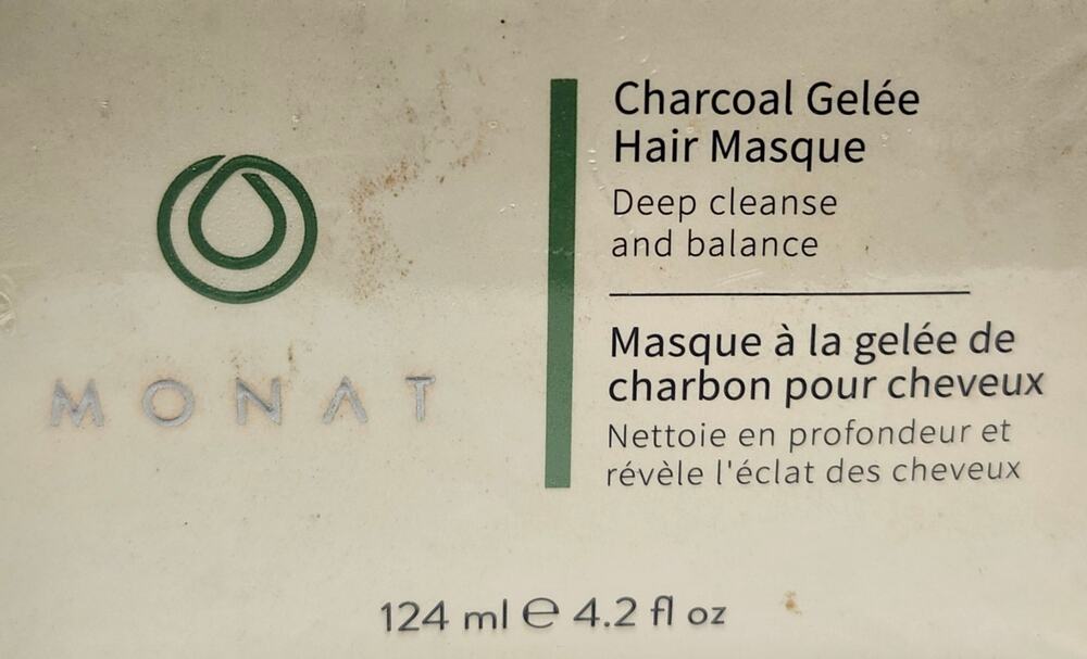 MONAT Charcoal Gelee Hair Masque 4.2 oz Deep Cleanse Balance Sealed